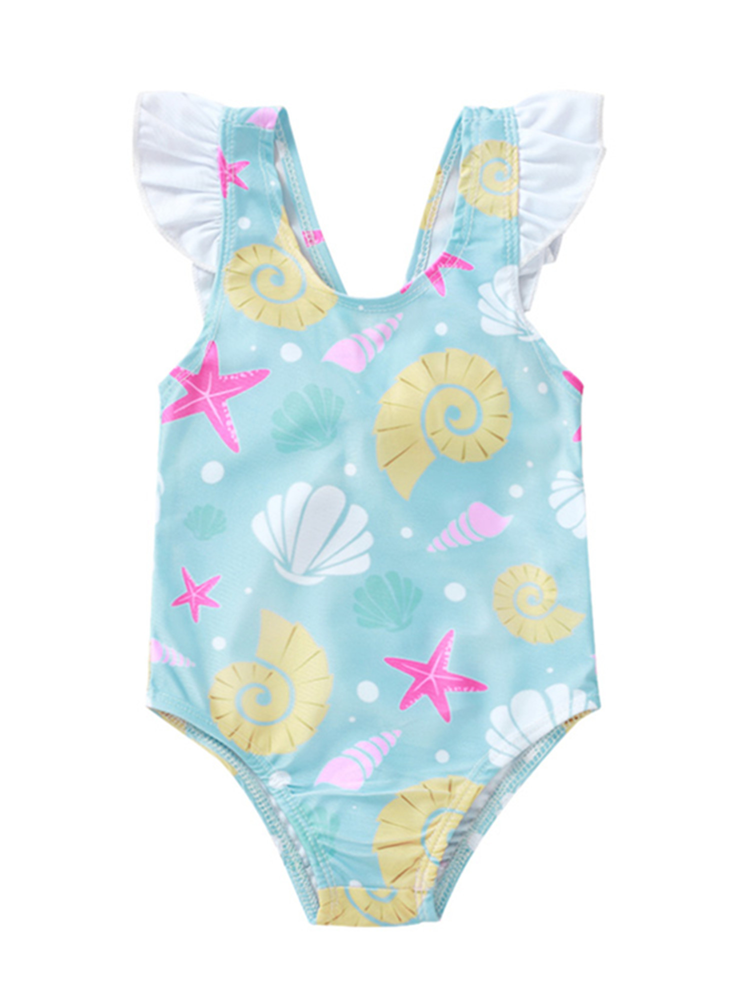 flowery swimming costume