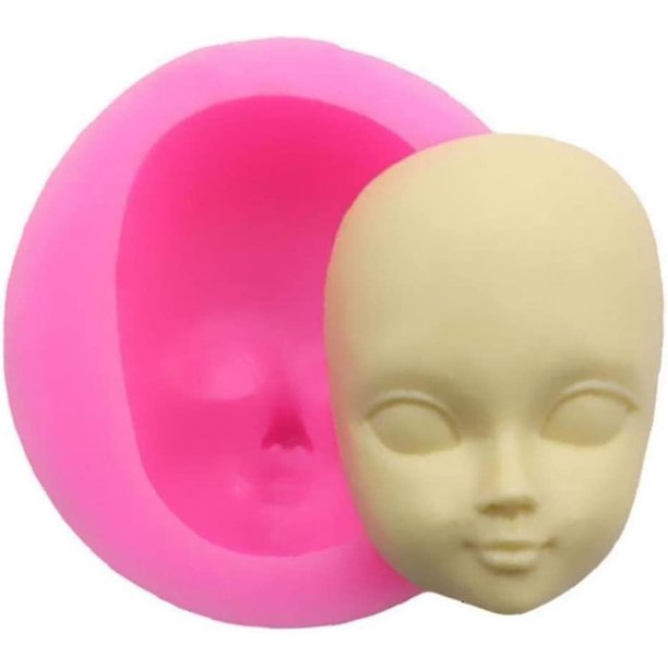 Herramientas de decoración de pasteles con fondant de silicona (2 piezas rosa)