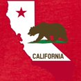 thumbnail image 3 of CafePress - CALI STATE W BEAR - Mens Football Shirt, 3 of 4