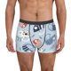 thumbnail image 1 of Fotbe Cute Chameleons On Blue Calzoncillos Tipo Boxer con Bolsa de Soporte Total para Hombre, X-Temp Fresco, Transpirable y de Secado Rápido-Large, 1 of 5