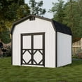 thumbnail image 2 of Little Cottage Co. 10x10 Classic Gambrel Barn with 6 ft. Sidewalls, Outdoor Wood Storage Shed Do-It-Yourself Precut Kit, 2 of 13