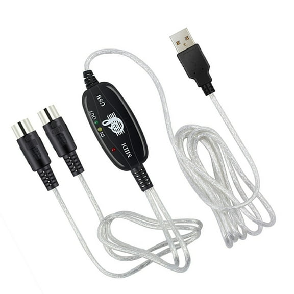 180 X2cm USB Adaptor Audio Interface Cable Keyboard Connection Cable 180×2CM
