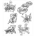 thumbnail image 2 of Stampers Anonymous Tim Holtz Cling Rubber Stamp Set, 7" by 8.5", Crazy Thoughts, 2 of 2