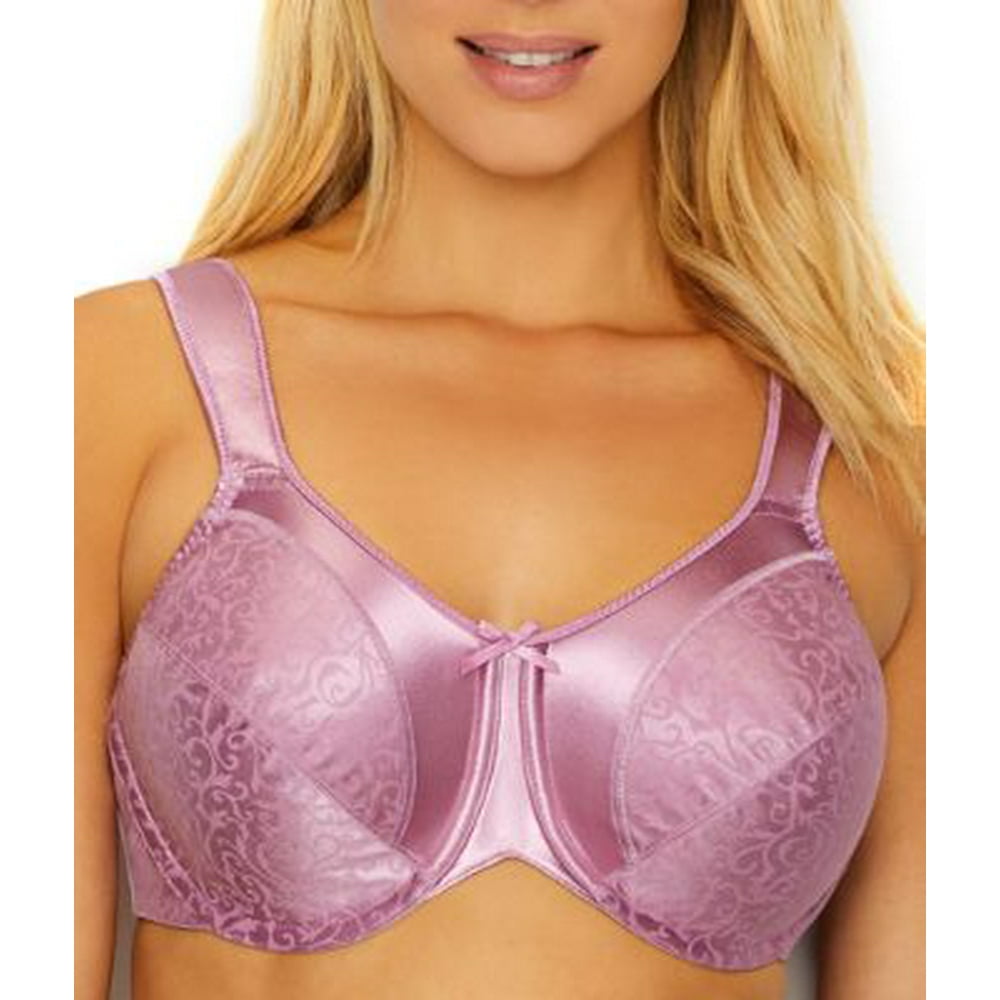 Bali Bali Womens Satin Tracings Minimizer Bra Style3562