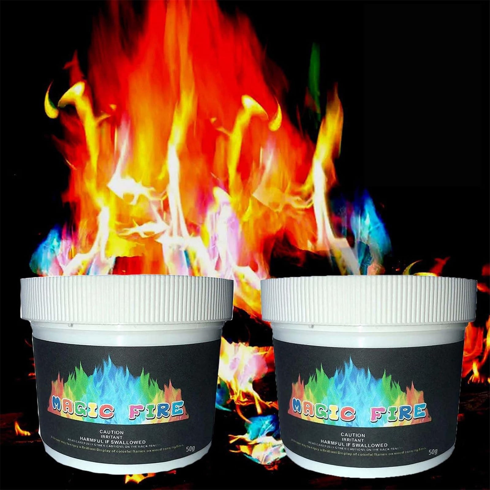Cooking Utensils 1*Colored Flame Powder Magical Colourful Flame Powder Fire Outdoor Fireplaces Flame Color Changer Party Beach Bonfire Festival Flame Color Changing Tool for Halloween