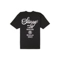 thumbnail image 2 of Stussy Men's World Tour T-shirt Black, from StockX, 2 of 3