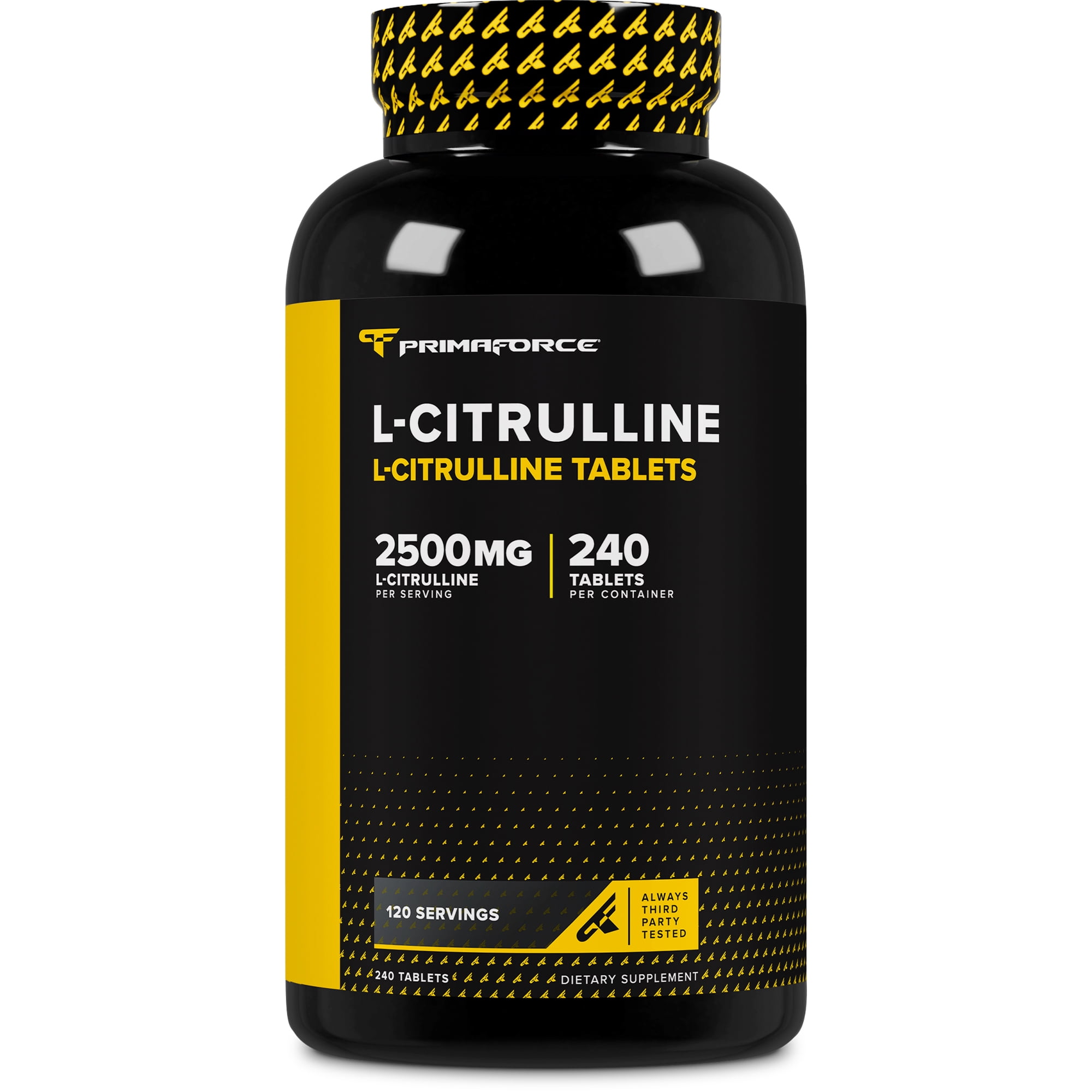 PrimaForce L-Citrulline 2500mg, 240 Tablets, 120 Servings