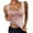 Beige, variant on Fiaer Women's Tanks 2-in-1 Built-In Bra Thermal Warm Lace Solid Color Vest Stretch Comfort Oversized Cami Red XL