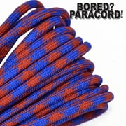 Bored Paracord Brand 550 lb Type III Paracord - Mets 50 Feet