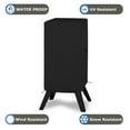 thumbnail image 4 of COVERS&ALL Vertical Square Electric Smoker Cover, 18 Oz Heavy Duty Waterproof UV & Weather Resistant Grill Cover, Outdoor Grill Protector with Air Vents & Drawstrings (23" W X 17" D X 33" H, Black), 4 of 7
