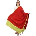 thumbnail image 1 of Phagun Indian Cotton Dupatta Embridered Chunni Long Stole Throw Scarf-Red, 1 of 5
