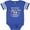 Football Blue and White, variant on Inktastic My Uncle Graduated and I'm Super Proud Boys or Girls Baby Bodysuit