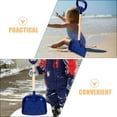thumbnail image 2 of WEUVEB Childrens Sand Shovels Dark Blue Wood and Plastic Versatile 2Pcs, 2 of 8