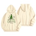 thumbnail image 2 of WILLBEST Sudadera Deportiva Mujer 2024 Moda Color Bloqueado Dibujos Animados Manga Larga Sudadera Estampada XX-Grande, 2 of 3