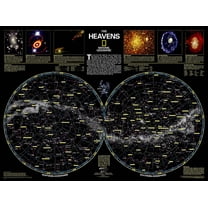 National Geographic Reference Map National Geographic Heavens Wall Map - Laminated (30.5 X 22.75 In), (Paperback)
