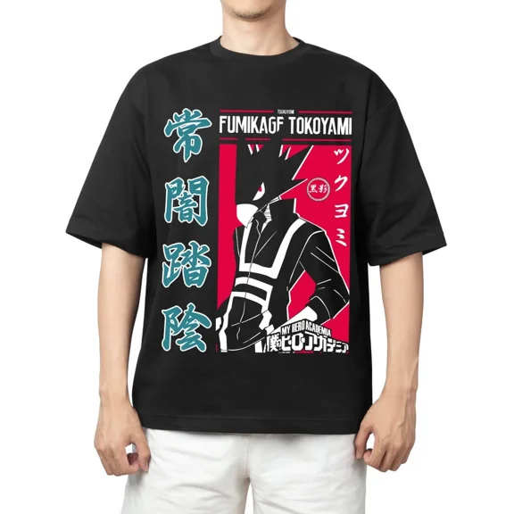Reprint Rare Anime My Hero Academia Fumikage Tokoyami T Shirt Size S - 5Xl Gift For Friends