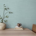 Photo inspiration: Visual Reference: Tempaper Faux Grasscloth Texture Peel And Stick Wallpaper Seaglass 20