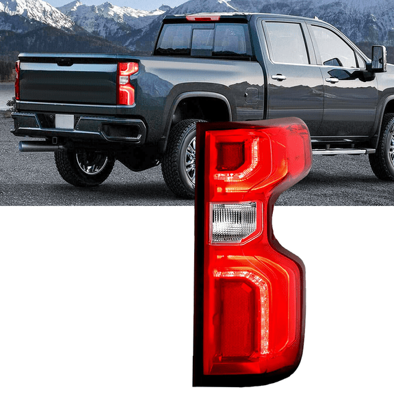 Top Gear Motors LED Tail Light for Chevy Silverado 1500 2019–2023 Rear Outer Right Passenger Side Lamp Assembly