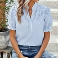 thumbnail image 4 of Usted Es Más Que una Camisa de Puntuación de Prueba, Cuello en V de Manga Corta Suelta, Camisa para Mujeres, 4 of 5