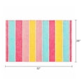 thumbnail image 5 of Mainstays Kids Rainbow Stripe Bath Rug, 32 in x 20 in, 5 of 6