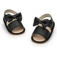 thumbnail image 2 of Infant Boys Girls Sandals Breathable Premium Baby Summer Outdoor Casual Beach Shoes Lightweight Toddler Flower Bowknot Anti Slip Rubber Sole Newborn Prewalker First Crib Shoes, 2 of 5