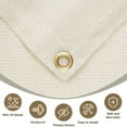 thumbnail image 4 of LOVE STORY 6' x 10' Sun Shade Cloth with Grommets 95% UV Protection Pergola Shade Cover for Outdoor, Cream, 4 of 7