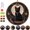 C, variant on DIY Celestial Black Cat Diamond Painting Window Hanging Kit, Stained Glass Style Decor, 6 Black Cat Patterns for Home Ornament Handmade Craft
