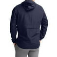 thumbnail image 2 of Men's Cutter & Buck Navy Texas Longhorns Charter Eco Recycled Half-Zip Anorak Jacket, 2 of 2