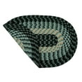 thumbnail image 4 of Better Trends 20"x 30" Oval Rug 100% Polypropylene Durable & Stain Resistant Reversible Indoor Area Utility Rug (Hunter Stripe) Alpine Stripe Collection, 4 of 5