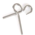 thumbnail image 2 of M10 Hook 304 Stainless Steel Ring Screw Bolts Screw Rings with Round Screw Hook Elongated Screw, 2 of 4