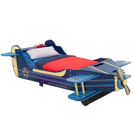 Colorful Kids Airplane Toddler Bed Furniture 
