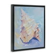 thumbnail image 4 of Stupell Industries Coastal Conch Shell Animals Painting Black Floater Framed Canvas Art Print Wall Art, 17 x 21, 4 of 10