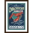 thumbnail image 2 of Art.com Prince Edward Island - Lobster Vintage Sign Art Print by Lantern Press, Brown Frame Wall Art, 32" x 44", 2 of 5