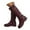 Z01 Red, variant on Suede Boots for Women Low Heel Mid Calf Slouchy Slip On Casual Boots Fashion Side Zipper Round Toe Fall Winter Boots Z01 Red Size 9.5