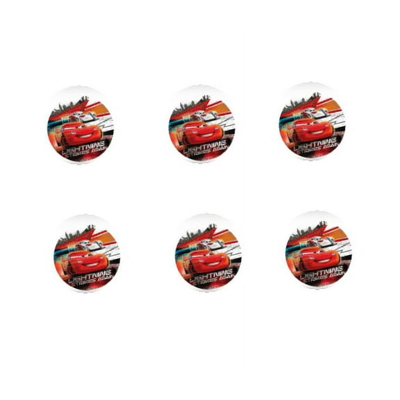 Cars Lightning Strikes Again 12 - 2 inch Cupcake Edible Frosting Photos