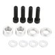 thumbnail image 3 of Engine Motor Mount Bracket Kit Multicolor for Honda Civic D15 D16 B16 1992-2000 Silver, 3 of 3