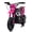 Rose red, variant on Kicctian 24V 350W Electric Dirt Bike for Kids Ages 8-14, 13.7MPH Max Speed & 12 Mile Range, Fat Tires, Rear Suspension, Wireless Music, Twist Throttle, 130lbs Load, Ride-On Toy, Rose Pink