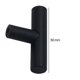 thumbnail image 3 of Tiradores De Puertas De Armarios Manija de barra en T Manijas de puerta de gabinete Euro para cocina/dormitorio/baño (negro 50 mm) Tmvgtek Para estrenar, 3 of 8