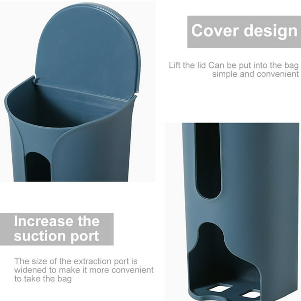 Unbranded Wall-Mounted Garbage Bag Holder Garbage Bag Storage Box Dispenser For Plastic Bags Plastic Bag Holder Garbage Bag Box