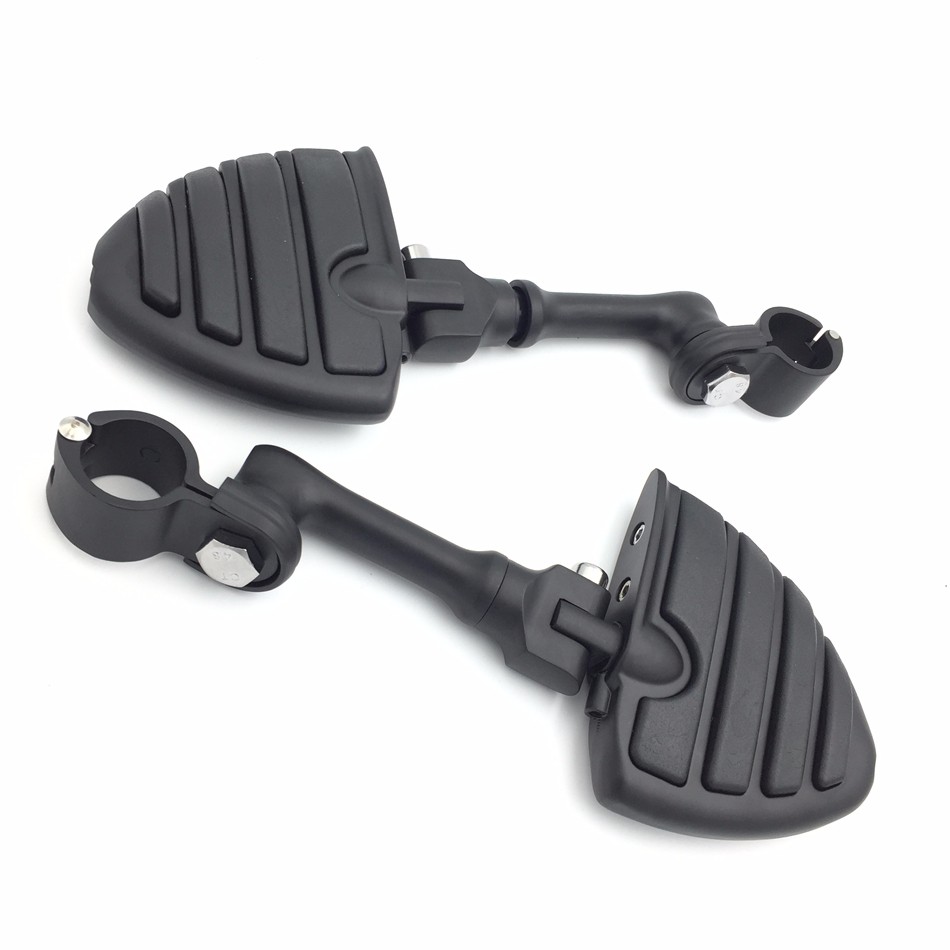 HTTMOTOR Black Peg Mounting Kit with U Shape Foot Peg Footrest For