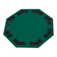 thumbnail image 3 of Mesa de póker plegable con diseño de tablero, 122 cm, antideslizante, para 8 jugadores, tapete de Texas Hold'em para juegos familiares., 3 of 10