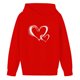 thumbnail image 4 of Sudaderas con capucha para niños y niñas, sudaderas casuales de manga larga, lindas sudaderas de gran tamaño con bolsillo de polar, chaquetas para niñas, 4 of 4