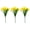 Yellow, variant on JUANCHENG 3pcs Realistic Daffodil Flower Bouquet - 4 Colors for Home & Wedding Decor Yellow