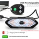thumbnail image 3 of Intermitentes de bicicleta y luces traseras con control remoto inalámbrico, 5 modos de luz diferentes, recargables, impermeables, fáciles de instalar, para ciclismo nocturno, 3 of 5