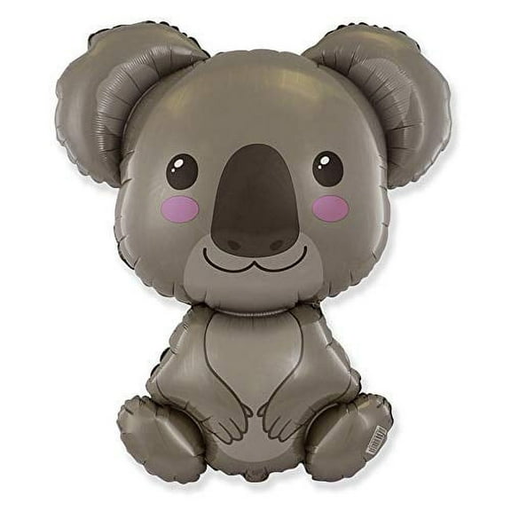 Flexmetal 33" Koala Baby Foil Balloon, Multicolor