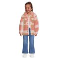 thumbnail image 5 of Wonder Nation Toddler Faux Sherpa Shacket, Sizes 12M-5T, 5 of 5