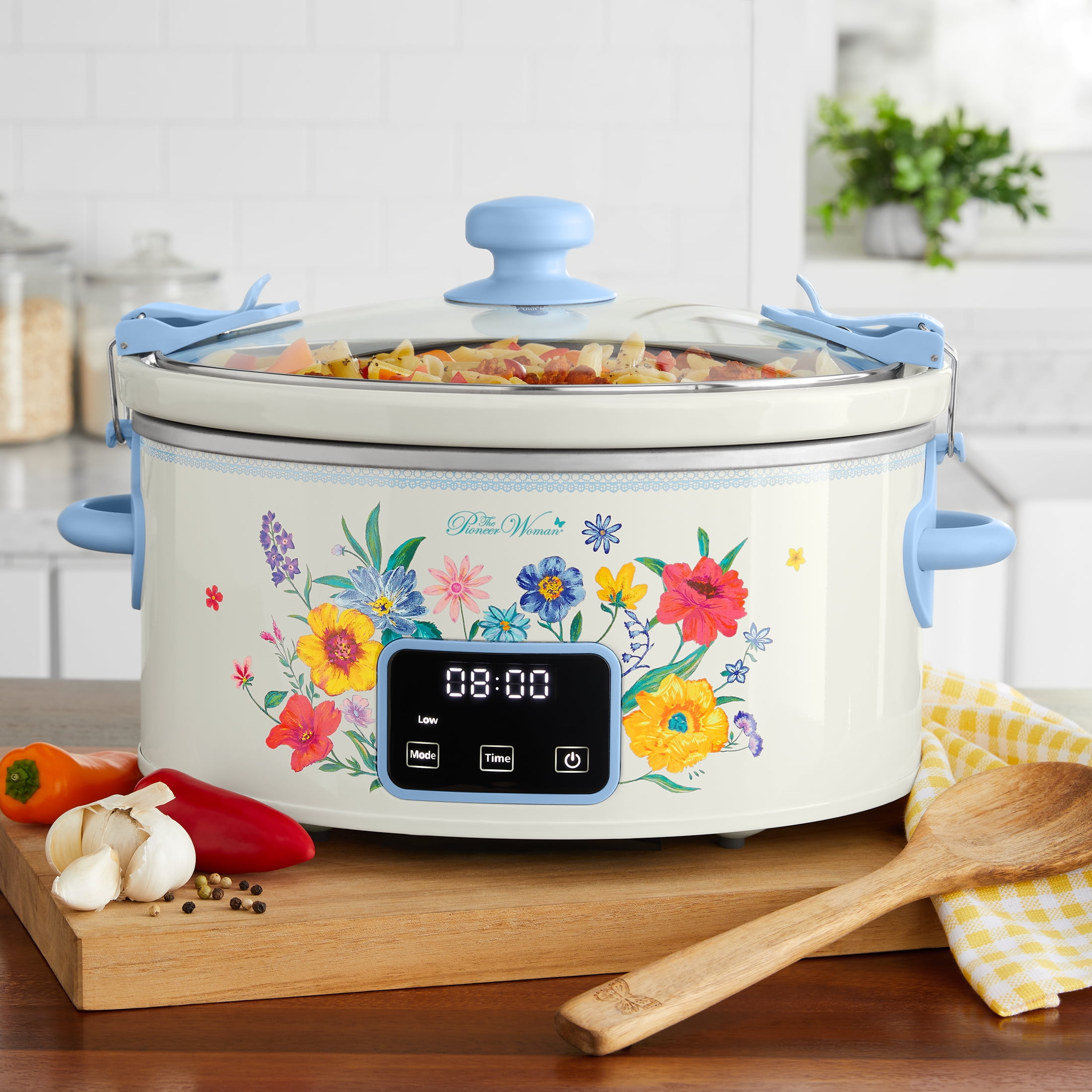 The Pioneer Woman 6-Quart Portable Slow Cooker With Touchscreen Control