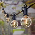 thumbnail image 1 of Cadena de luces LED Brightown, 46 m, 75 pulgadas, transparentes, regulables, para exteriores, 1 of 9