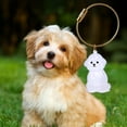 thumbnail image 2 of Elegant Pet Loss Memorial Keychain Features Visible Hair Storage Chamber And Durability Pet Hair Box Keyring, 2 of 8