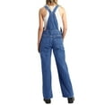 thumbnail image 3 of Casual Women's Vintage Denim Overalls with Stretch Fabric and Adjustable Straps, 3 of 6